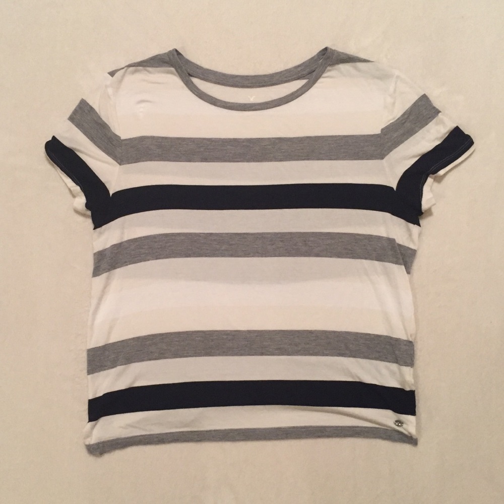 Striped American Eagle Soft & Sexy Tee